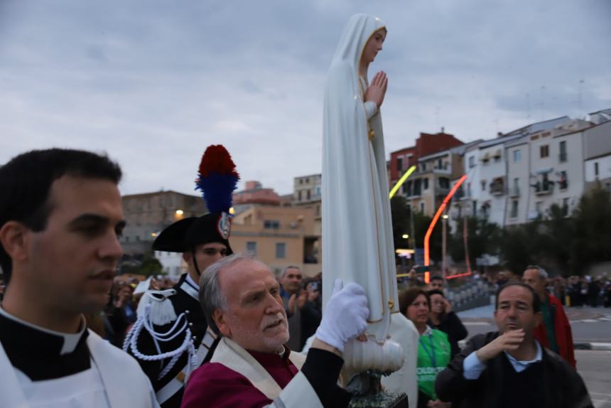 La partenza della Madonna di Fatima