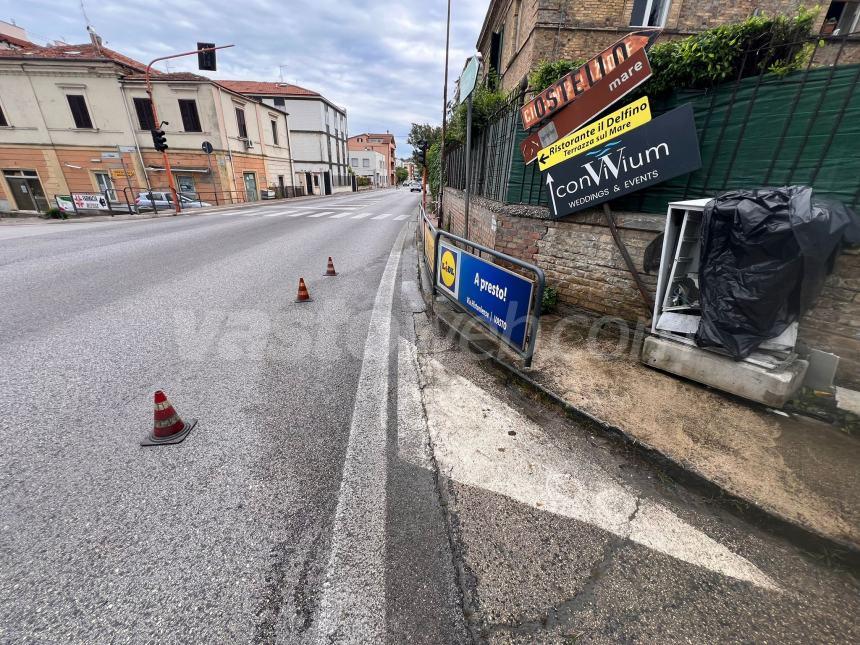 Auto finisce contro muretto a Vasto Marina, ferita una coppia