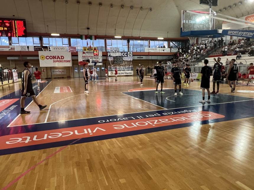 Vasto Basket, un passo verso la B interregionale: il derby è biancorosso