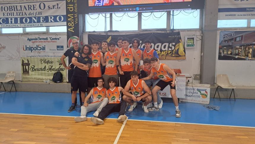 Dominano e vincono: ecco i ragazzi della Molise Basket Young