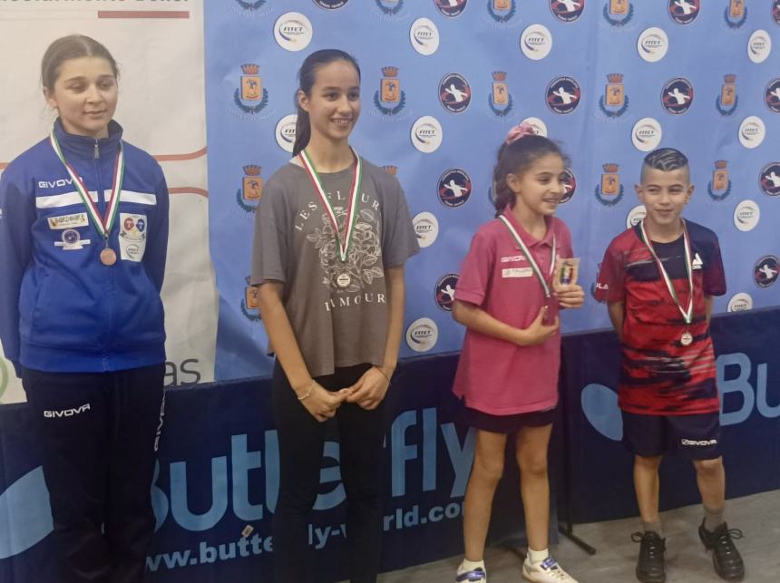 Medaglia di bronzo per Irene Barbati della Tennistavolo Vasto