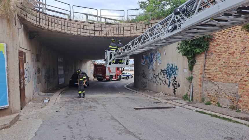 Intervento di messa in sicurezza in via Oliviero (Pozzo Dolce)