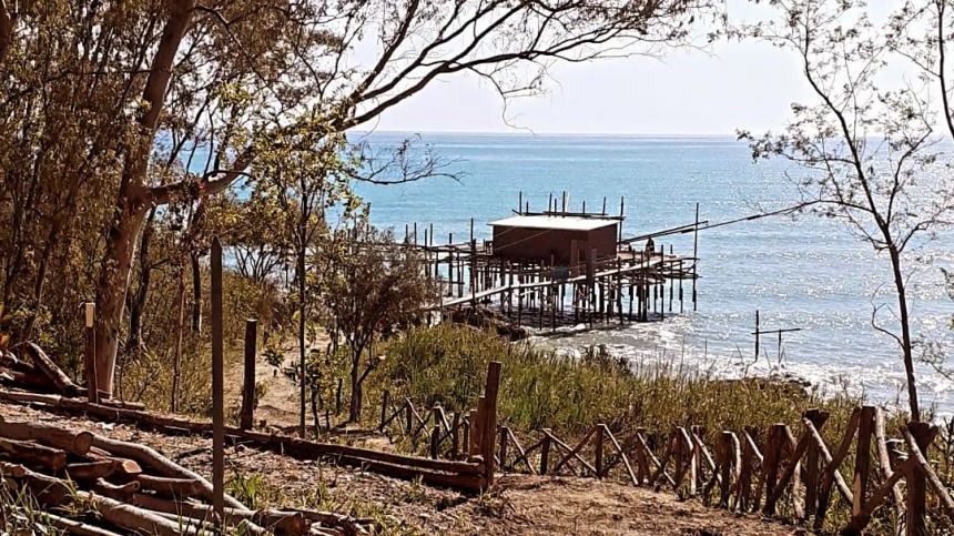 Il trabocco di località Trave diventerà un ristorante, in corso i lavori