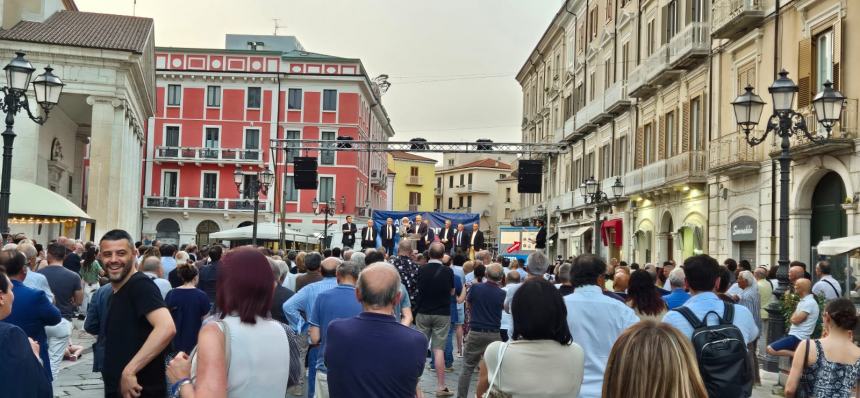 I comizi di chiusura a Campobasso