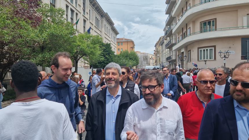 Importante partecipazione per la visita di Roberto Fico a Campobasso