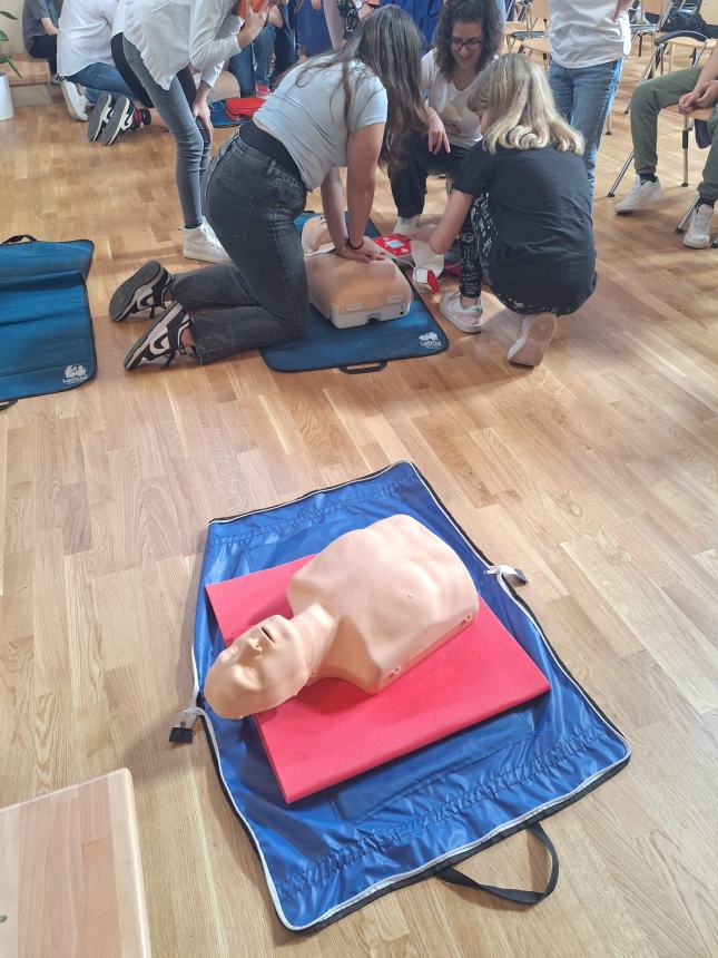 Corso di primo soccorso a Pollutri  per gli studenti di elementari e delle medie