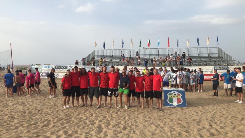 Grande vittoria per l’Italia nella “Domina Beach Soccer Tour” a Vasto Marina 