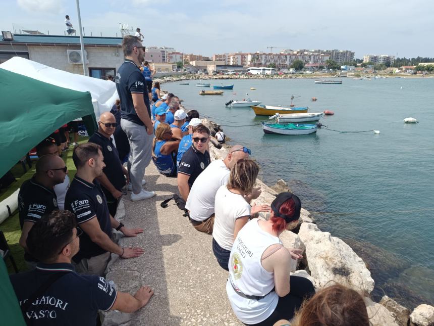 A Molfetta la "Ciurma Vasto" sfiora il podio, per 8 secondi non centra il terzo gradino