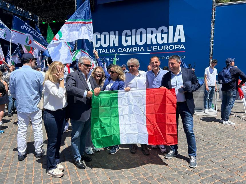 «Con Giorgia l’Italia cambia l’Europa», il Molise all'evento di Fdi