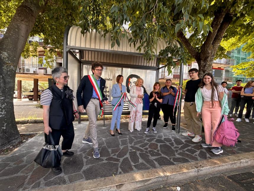 Inaugurata a San Paolo la pensilina dedicata a Lea Garofalo, vittima della mafia