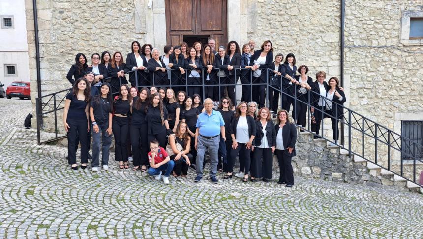 Musicisti e coristi dell'associazione "Punto di Valore" in trasferta a Caramanico