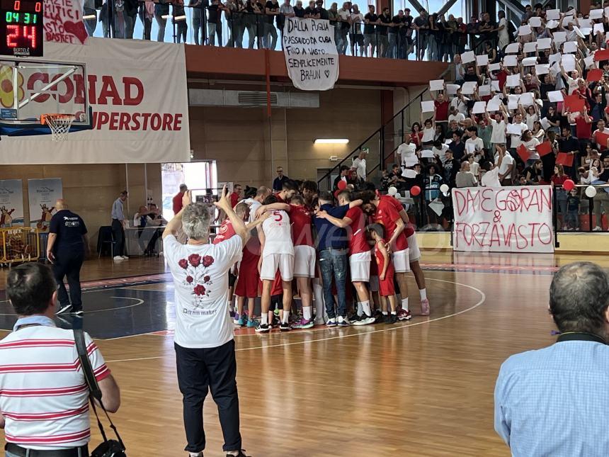 Apoteosi Vasto Basket: la B è tua!