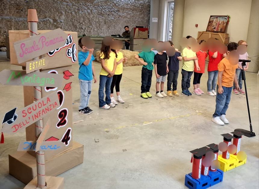 I bambini dell’ultimo anno salutano la   Scuola dell’infanzia di Monteodorisio