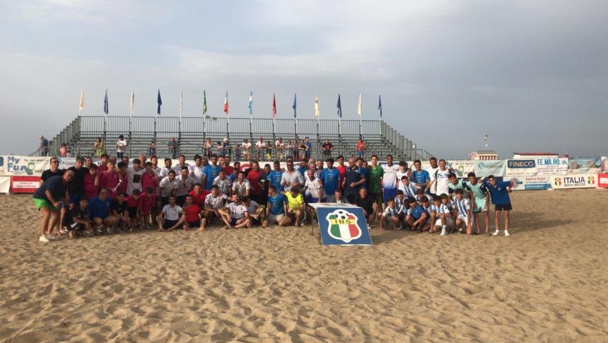 Grande vittoria per l’Italia nella “Domina Beach Soccer Tour” a Vasto Marina 