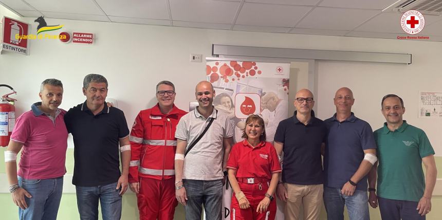 Guardia di finanza e Croce rossa insieme nella giornata nazionale del donatore di sangue