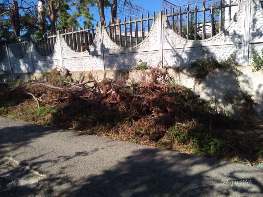 Crollo recinzione privata in via Parco Tratturo: scatta ordinanza di messa in sicurezza