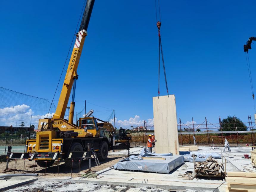 Nuovo polo dell'infanzia a Colle della Torre, lavori proseguono spediti