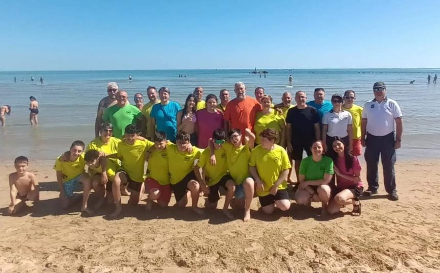 Mattinata intensa a San Salvo tra pulizia del mare e meditazione  