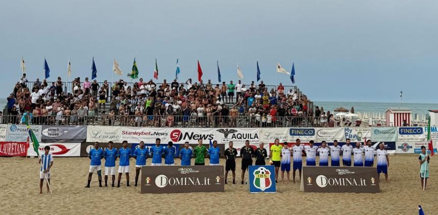 Grande vittoria per l’Italia nella “Domina Beach Soccer Tour” a Vasto Marina 