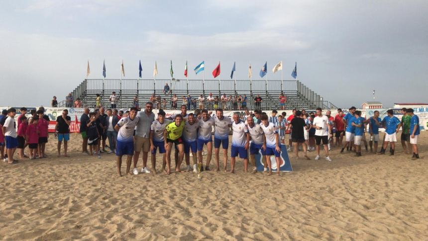 Grande vittoria per l’Italia nella “Domina Beach Soccer Tour” a Vasto Marina 