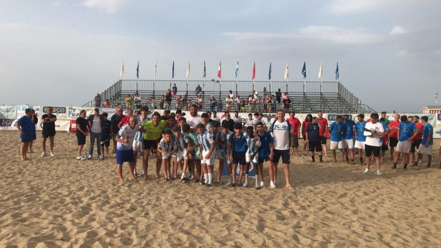 Grande vittoria per l’Italia nella “Domina Beach Soccer Tour” a Vasto Marina 