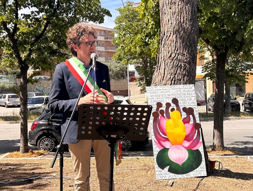 Inaugurata a San Paolo la pensilina dedicata a Lea Garofalo, vittima della mafia