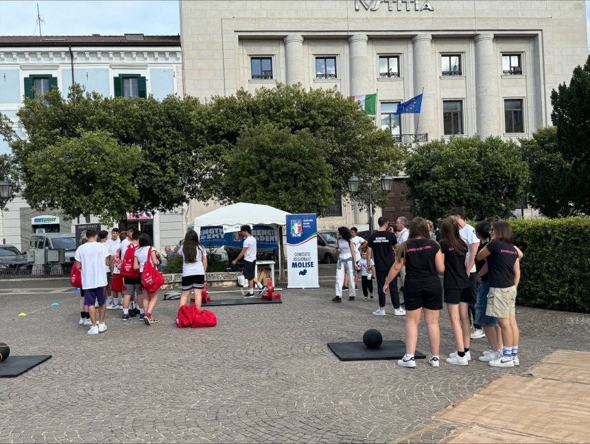 Giornata Nazionale dello Sport, grande successo con Santangelo e Granbassi