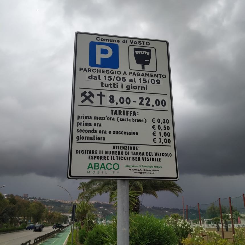 Orari parcheggi Vasto Città