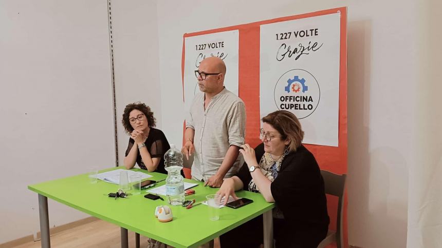 Officina Cupello incontra gli elettori: “Un mare umano di uomini e donne, grazie”