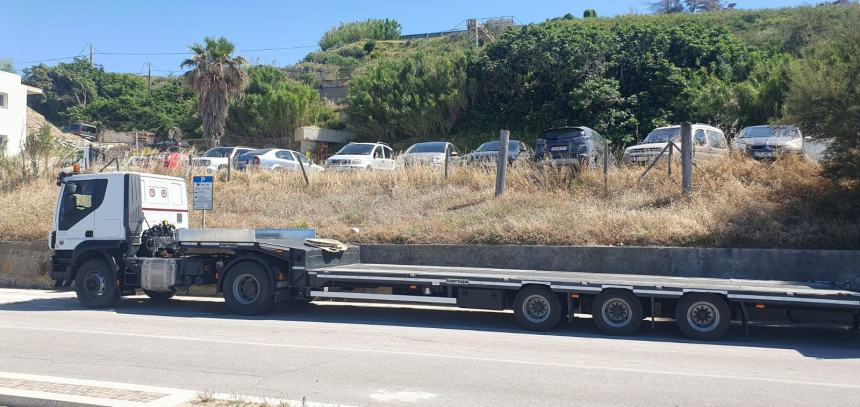 Cantiere stradale sul lungomare Nord di Termoli