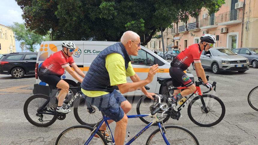 Il giro del Molise in bicicletta, l'impresa in solitaria di Luigi Cantoro