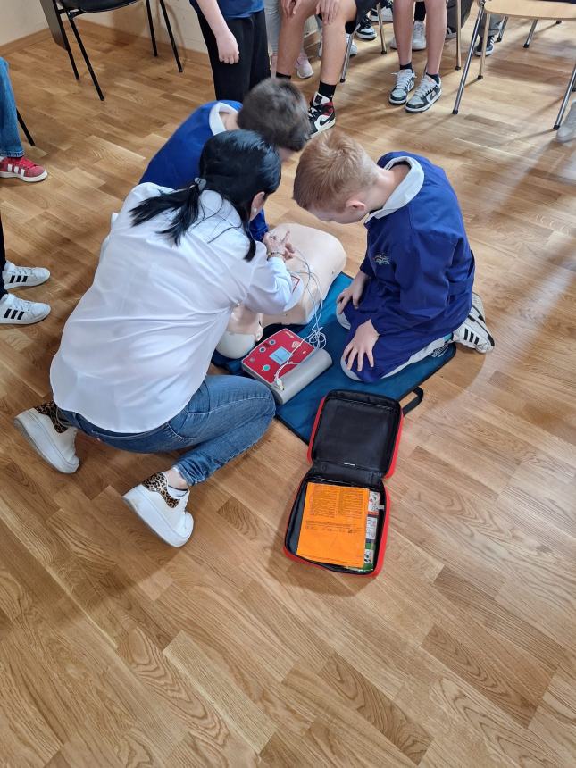 Corso di primo soccorso a Pollutri  per gli studenti di elementari e delle medie