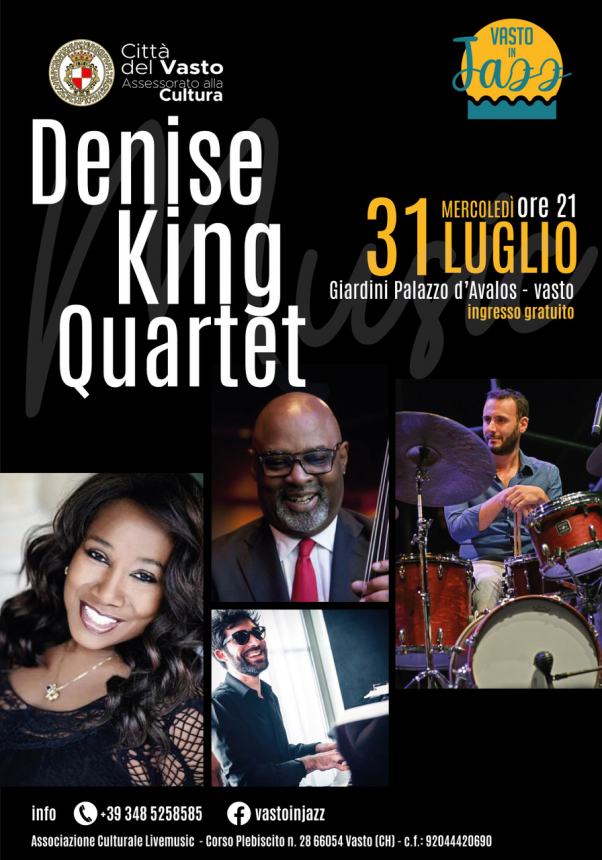 “Vasto in Jazz”: a Palazzo d’Avalos  4 appuntamenti con artisti di fama mondiale