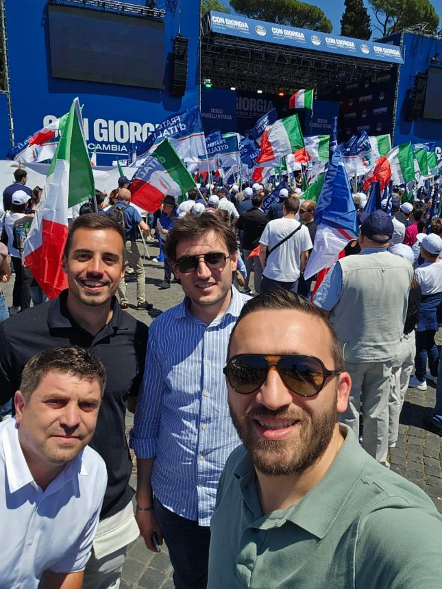 «Con Giorgia l’Italia cambia l’Europa», il Molise all'evento di Fdi