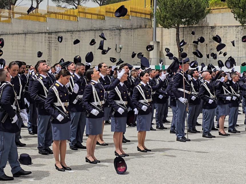 Il giuramento degli allievi poliziotti