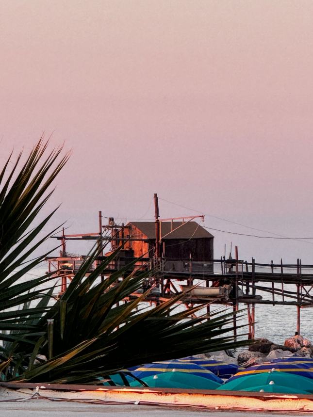 La bellezza del tramonto sul mare