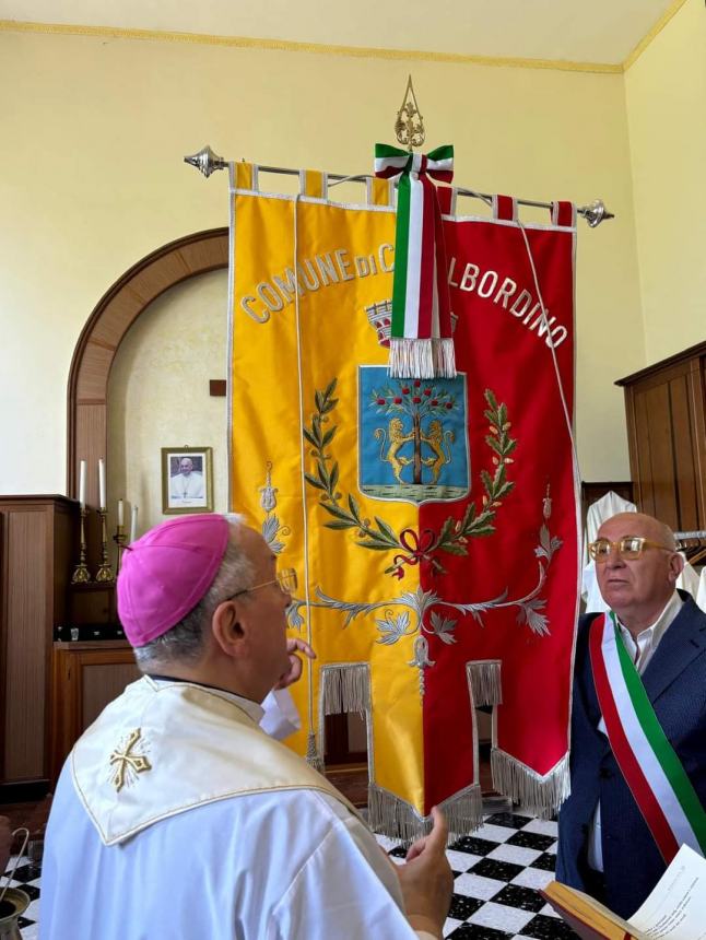 "Grazie a don Camillo Cibotti e a don Nicola Del Bianco per aver benedetto il nuovo Gonfalone"