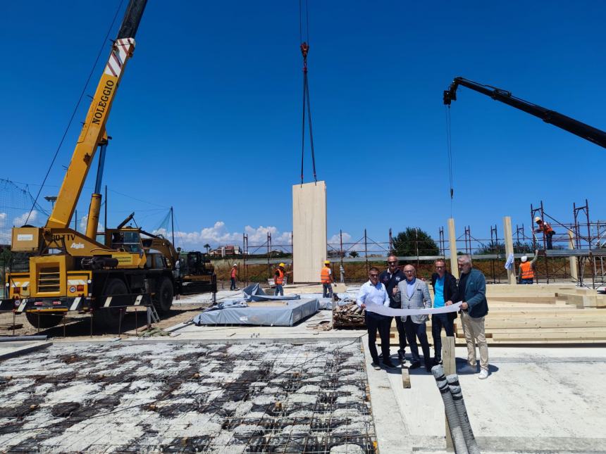 Nuovo polo dell'infanzia a Colle della Torre, lavori proseguono spediti