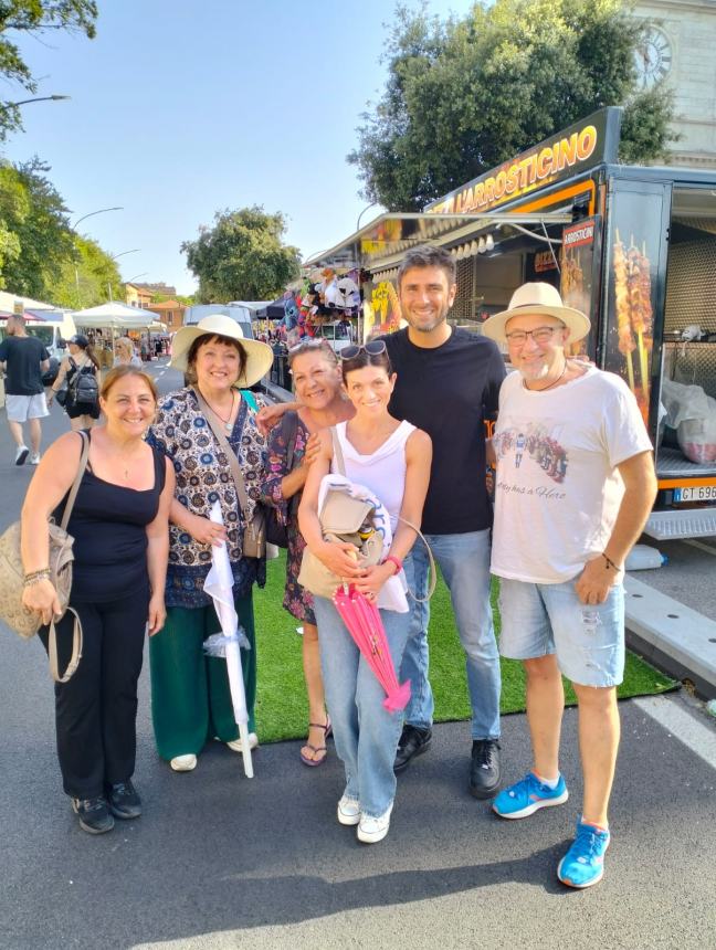 La delegazione di Termoli con Alessandro Di Battista