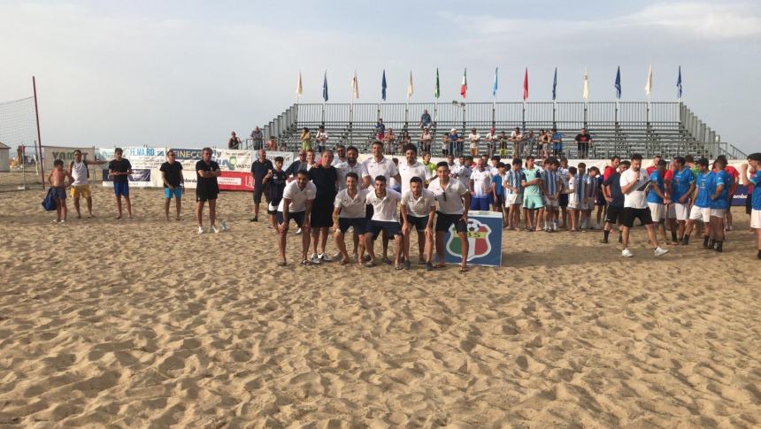 Grande vittoria per l’Italia nella “Domina Beach Soccer Tour” a Vasto Marina 