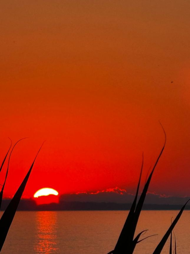 La bellezza del tramonto sul mare