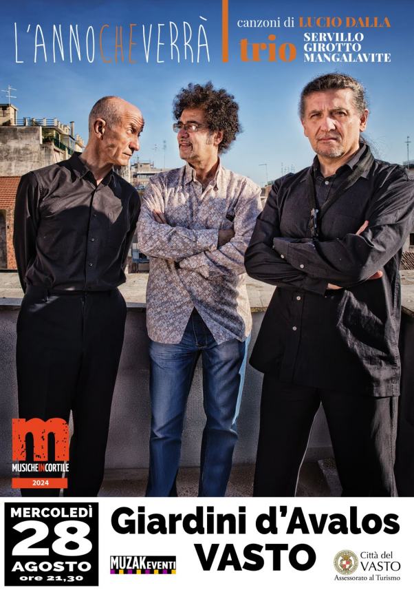 “Musiche in Cortile”: a Vasto Paola Turci, Eugenio Finardi e Peppe Servillo