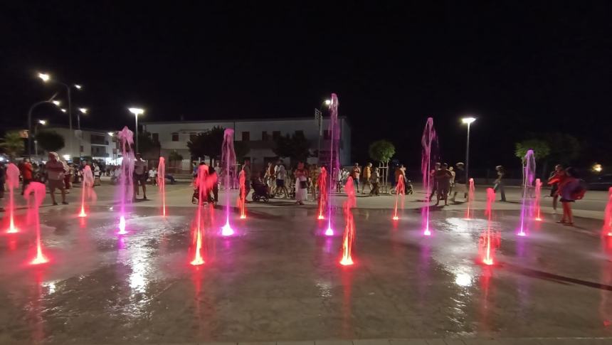 La nuova piazza Falcone a Campomarino lido