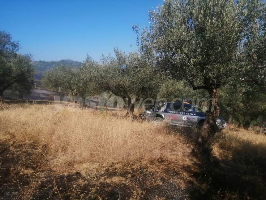 Rogo di sterpaglie a Lanciano: in azione anche l’elicottero Orso Bruno 