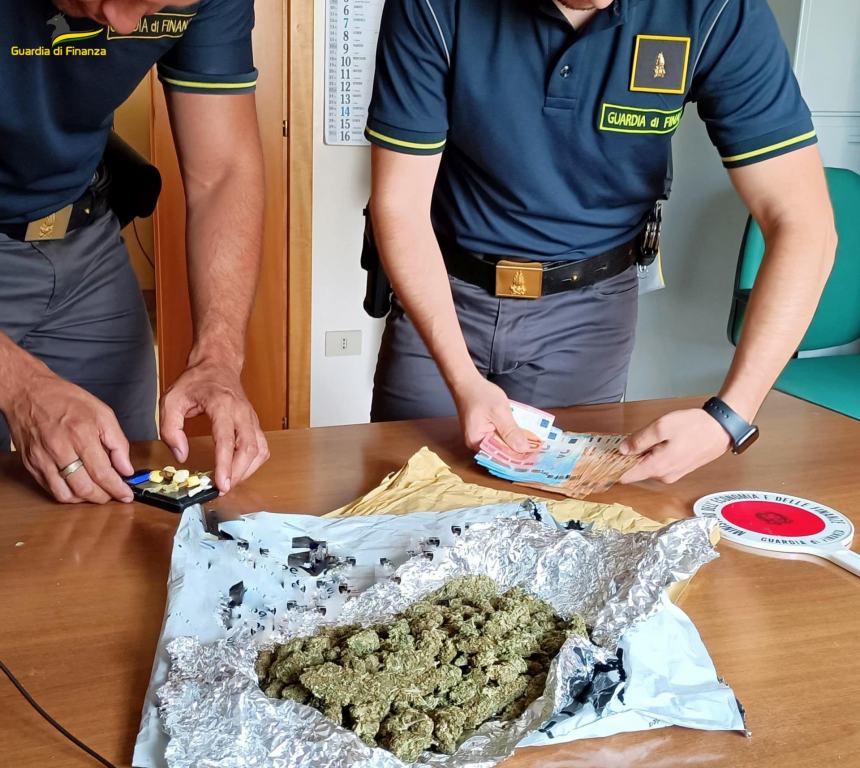 Sequestri di marijuana e cocaina, droga spedita dalla Spagna: nei guai un 27enne di Ortona