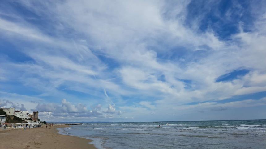 Meteo in miglioramento sulla costa