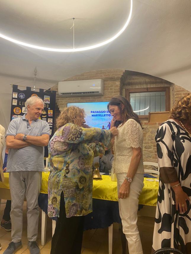 Lions Club Vasto Adriatica Vittoria Colonna: Sandra Di Gregorio nuovo presidente