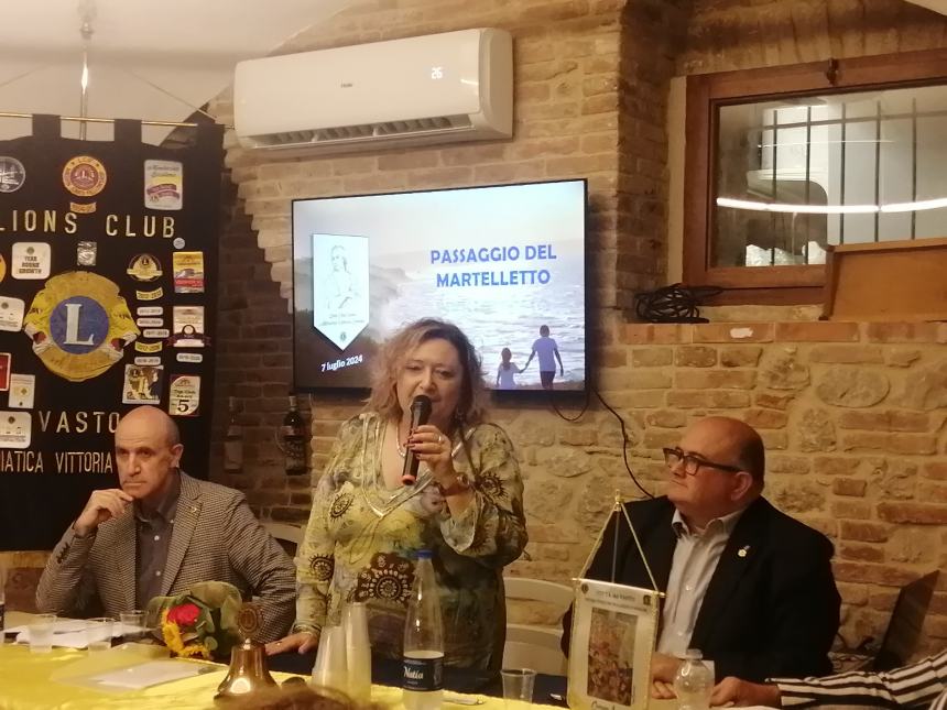 Lions Club Vasto Adriatica Vittoria Colonna: Sandra Di Gregorio nuovo presidente