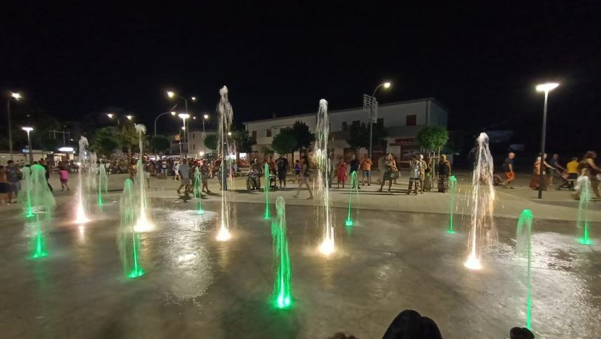 La nuova piazza Falcone a Campomarino lido