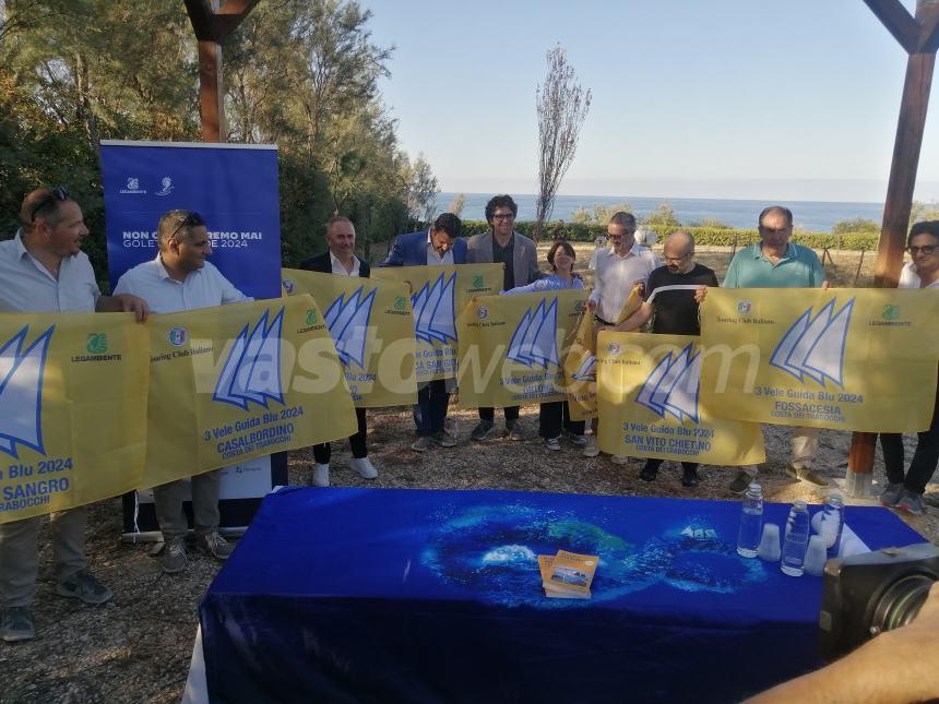 Attracca al porto la Goletta Verde, a Vasto 3 Vele con la nascita del giardino botanico “Cala Libertini”